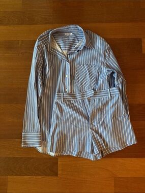 Reformation striped summer set